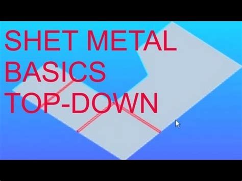 pro engineer sheet metal|Top Down approach for Sheet Metal in Pro/ENGINEER Wildfire.